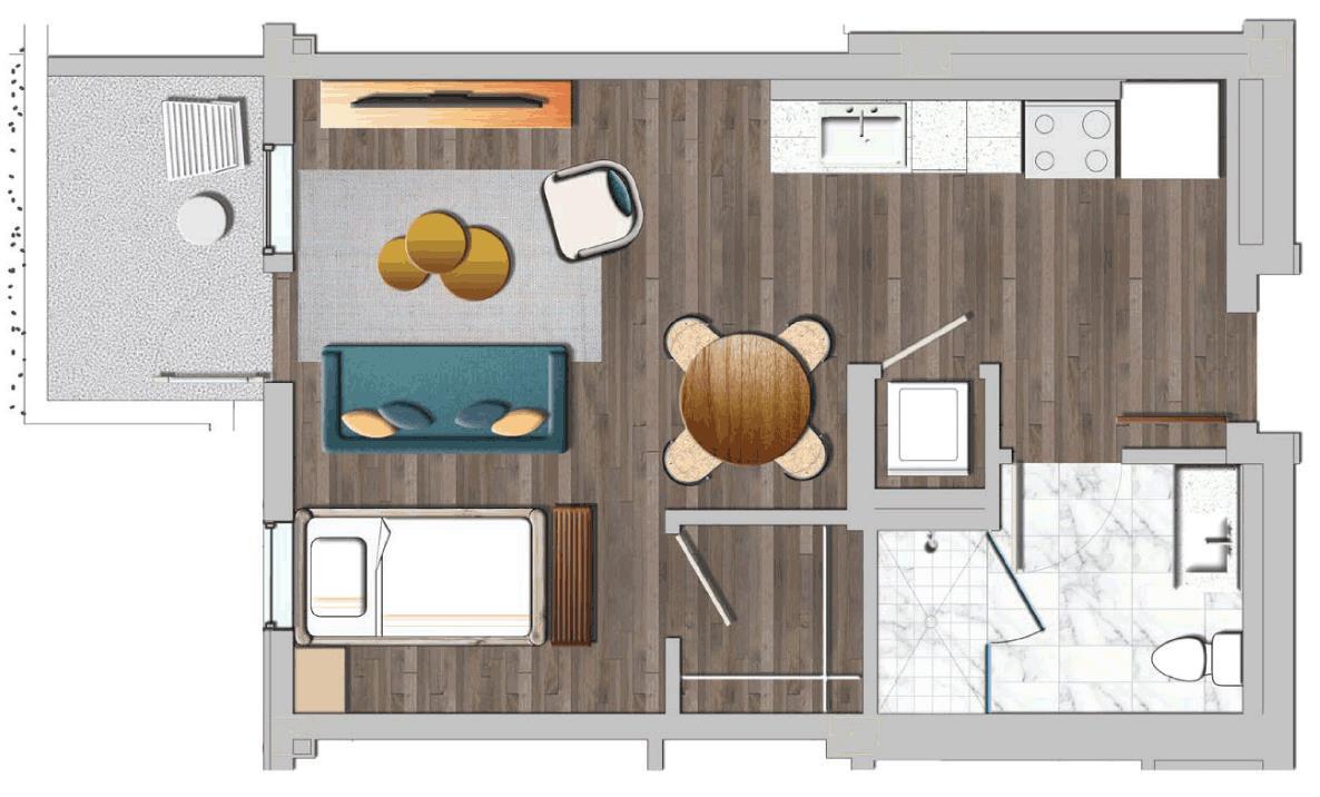 Floor Plan - Studio J