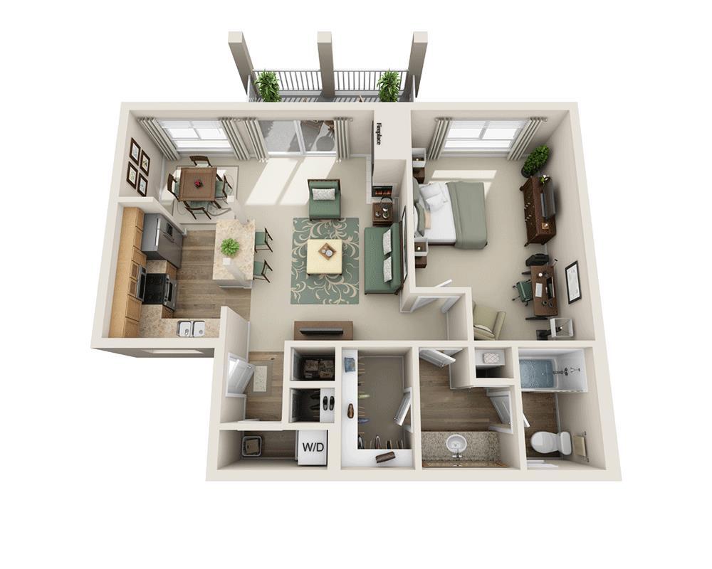 Floor Plan - Tiburon (A1C)