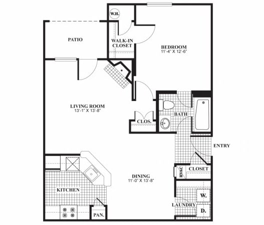 1BR/1BA - 1710a1