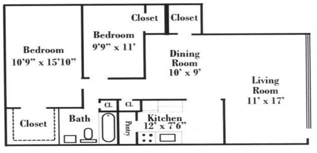 Floor Plan - 2/1 Platinum