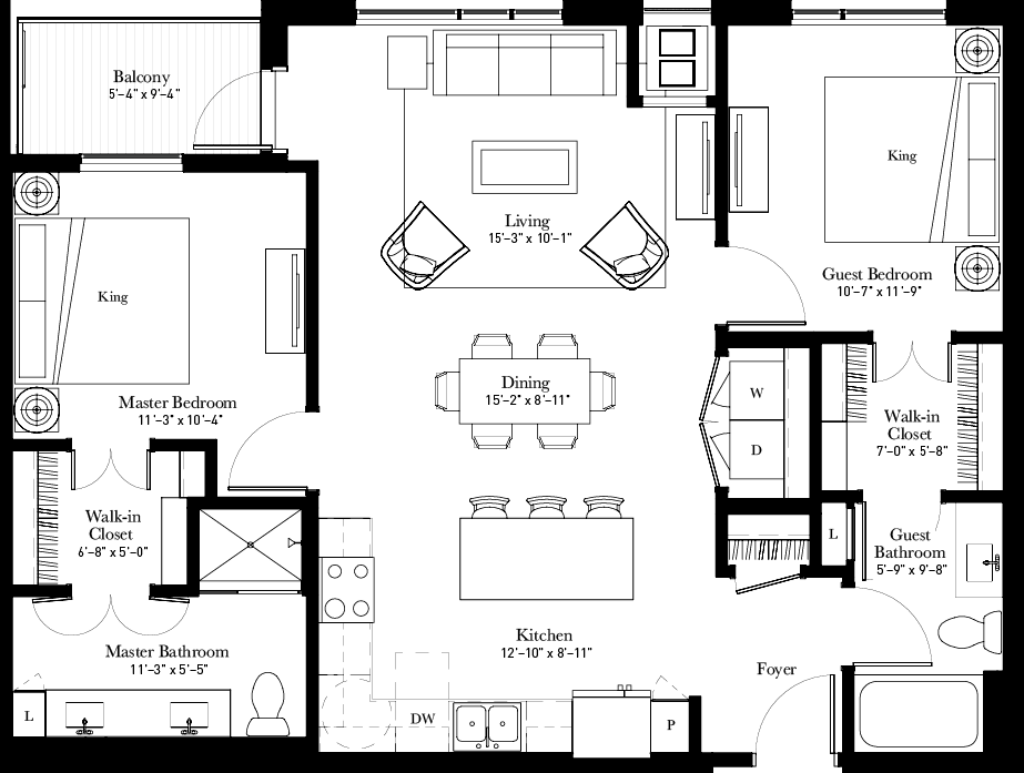Floor Plan - Valerian (B1.2)