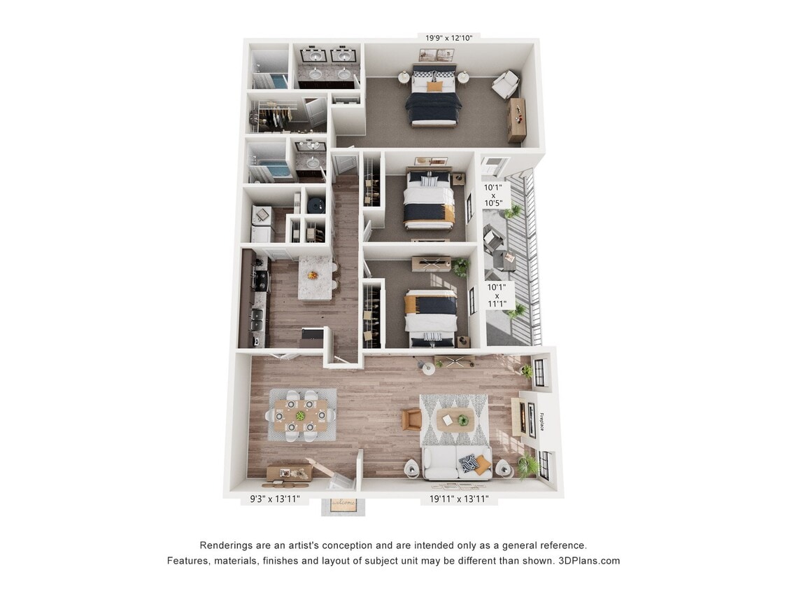 Floor Plan - The Augustine