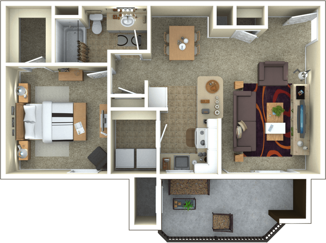 Floor Plan - Residence 1 Luxury