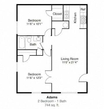 Floor Plan - Adams