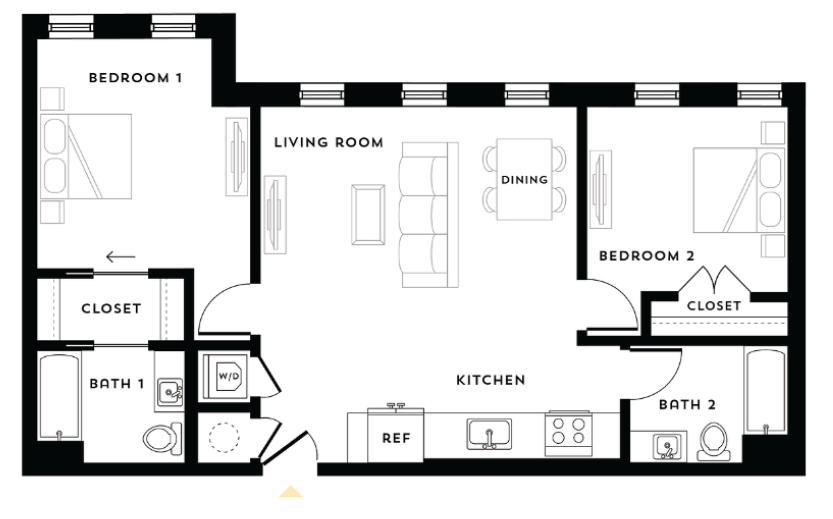 Floor Plan - B2 (815)
