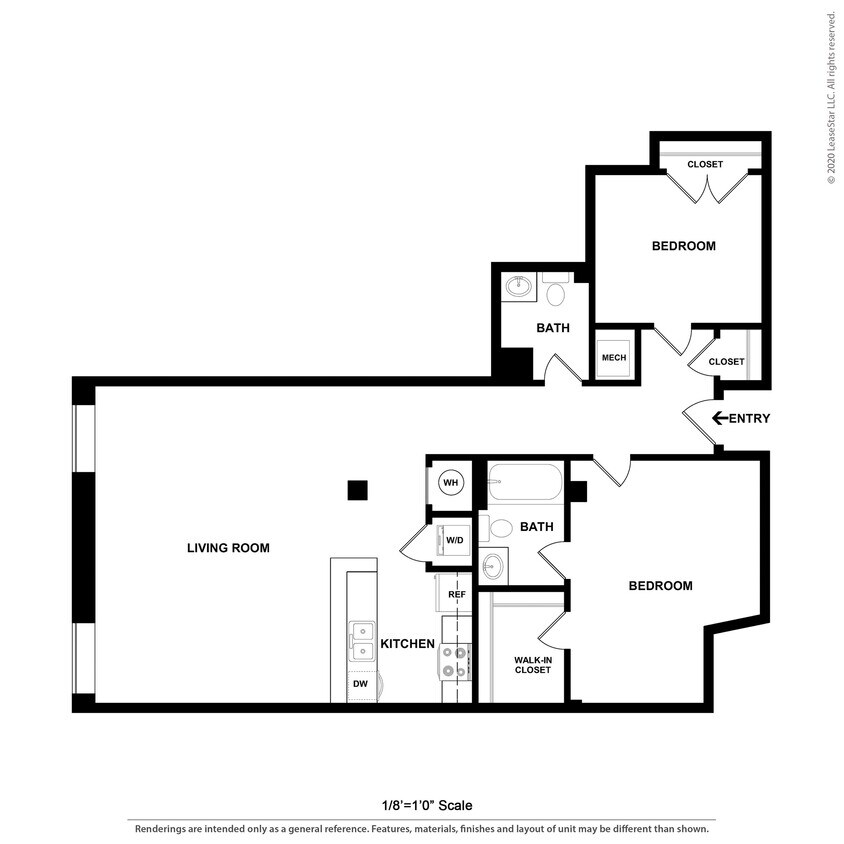 Two Bedroom - Pohlig - XL 2 Bedroom 2 Bath