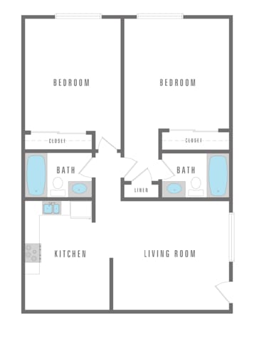 2 Bedroom 2 Bath - 2 Bedroom 2 Bath