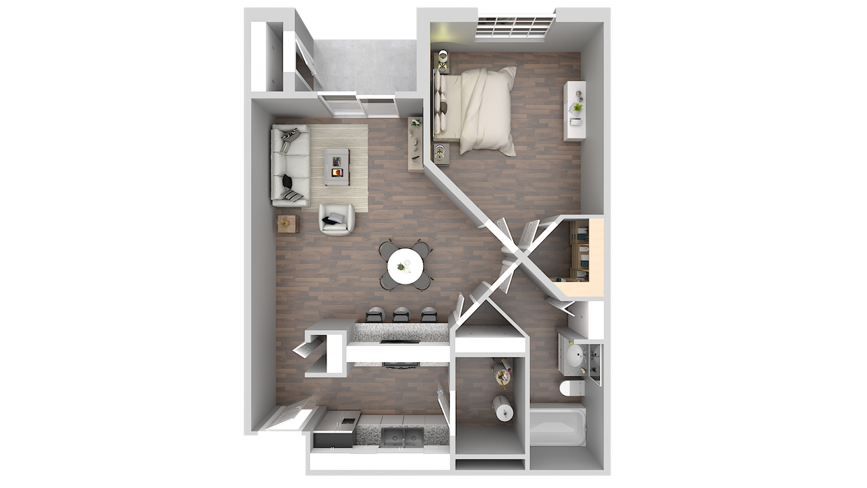 1 bed (2).png - 1 Bed 1 Bath