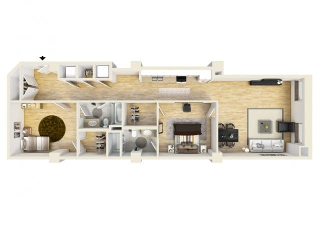 The Marlon Brando - 2 Bedroom Apartment