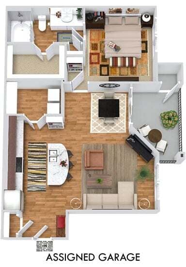 Floor Plan - The Longhorn with Assigned Garage 