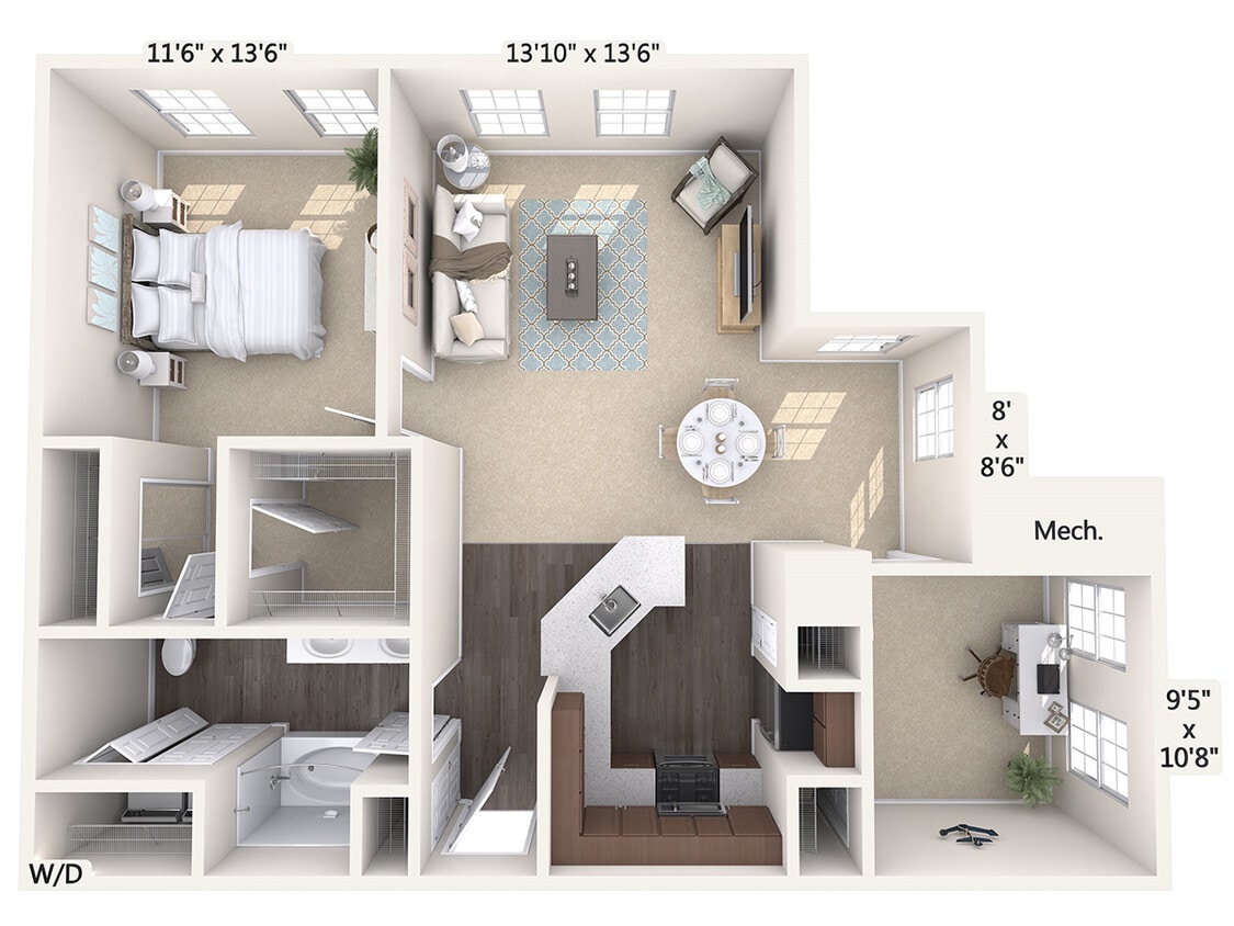 Floor Plan - A5D-S-Upper