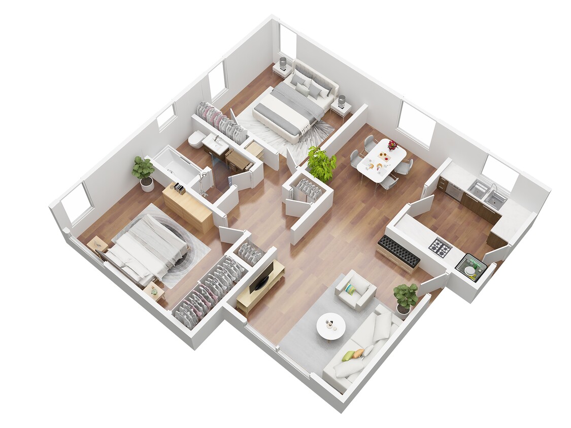 Floor Plan - Santa Monica
