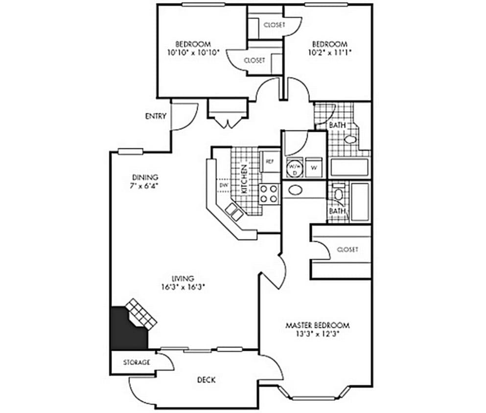 Bay Court at Harbour Pointe - Whidbey - 2 Beds - 2 Baths - 1230 Sq. ft. - Whidbey