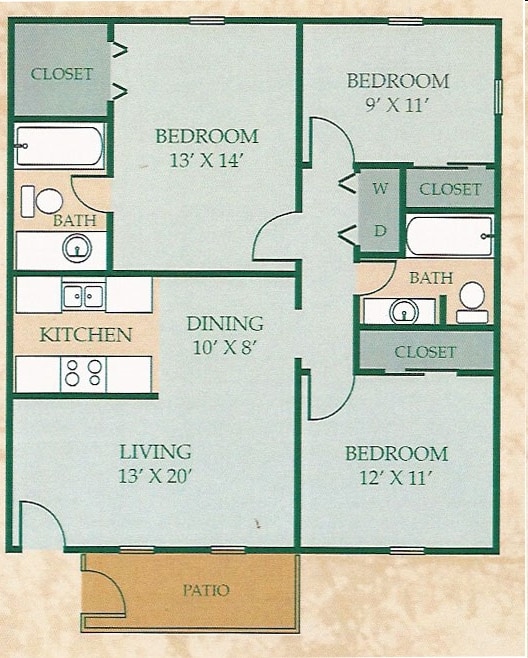 3BR/2BA - 3B2