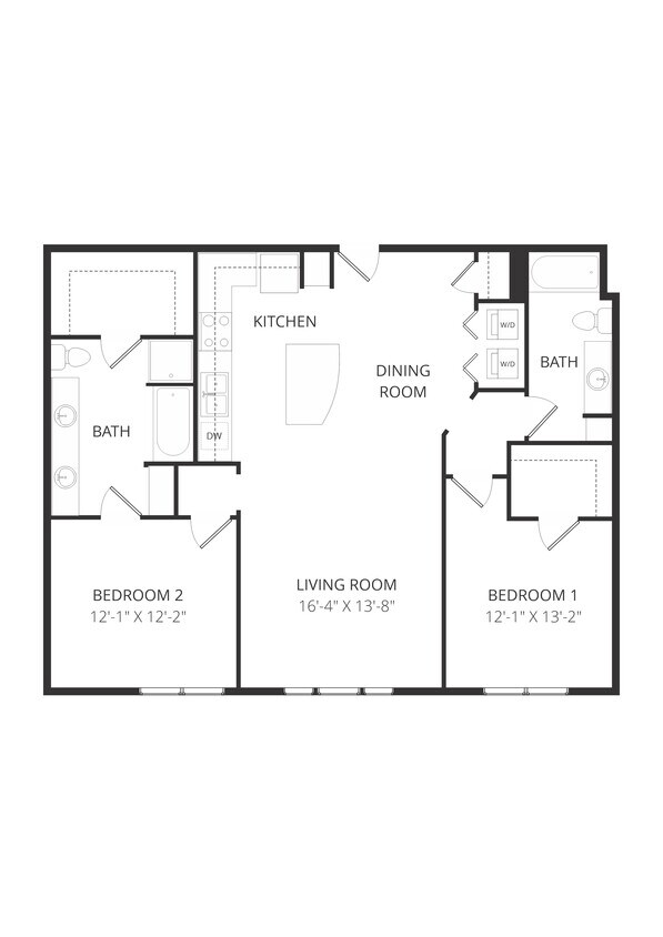 Floor Plan - Building F FB1