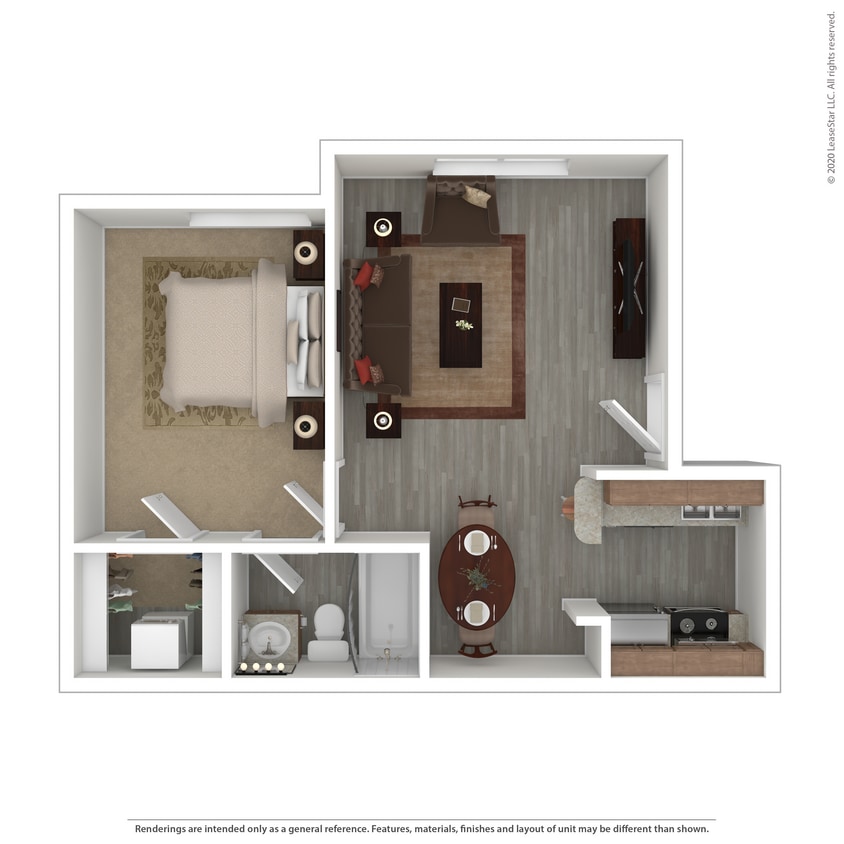 Floor Plan - 1x1