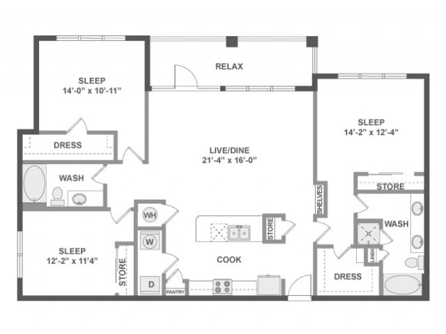 Floor Plan - D6aX