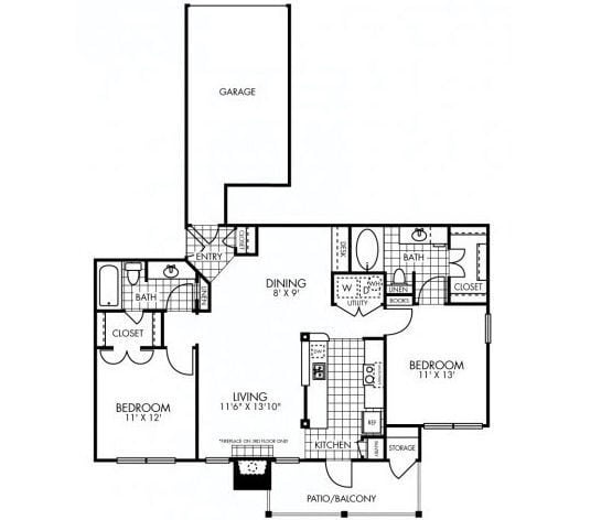 Burnham floor plan The Broadwater - Burnham