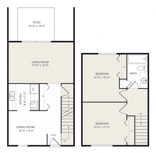 Floor Plan - 2 Bedroom