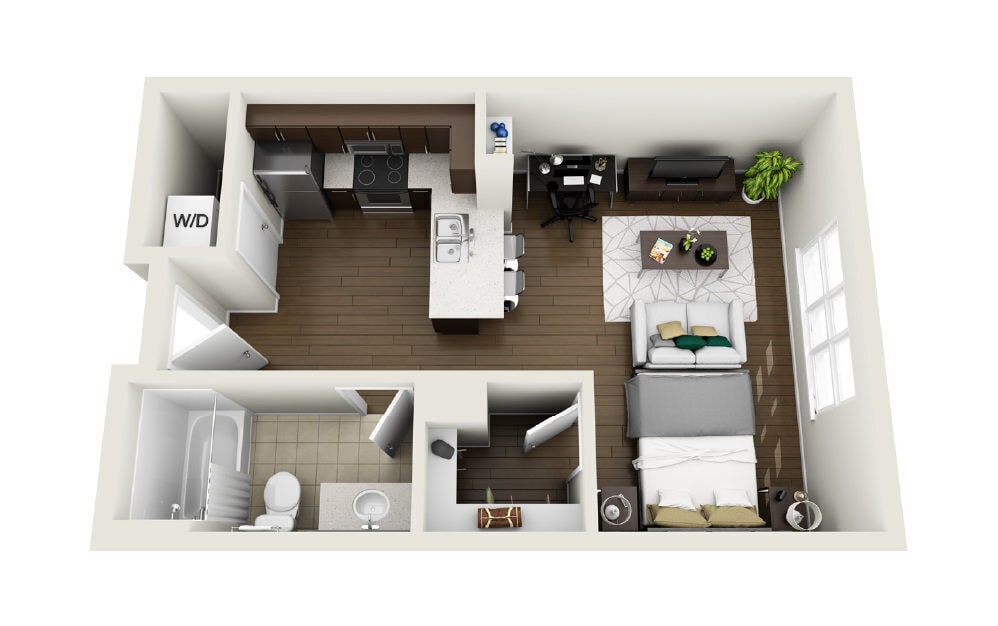 Floor Plan - 1S4 - Phase 1 Classic