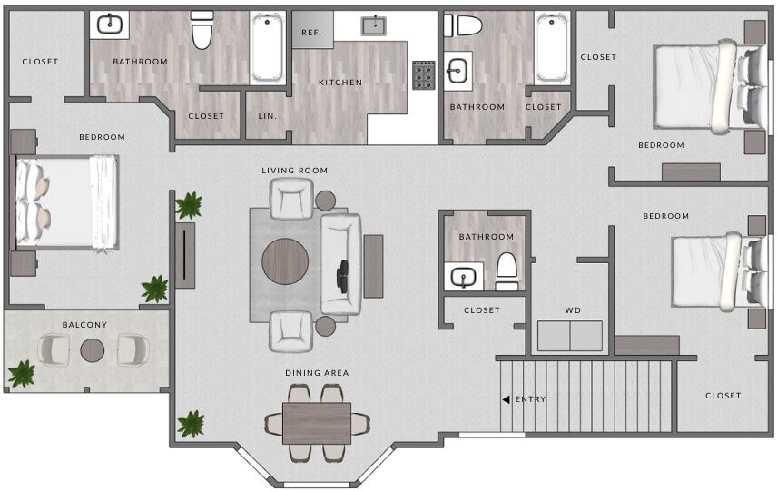 Floor Plan - C2 - 3x2