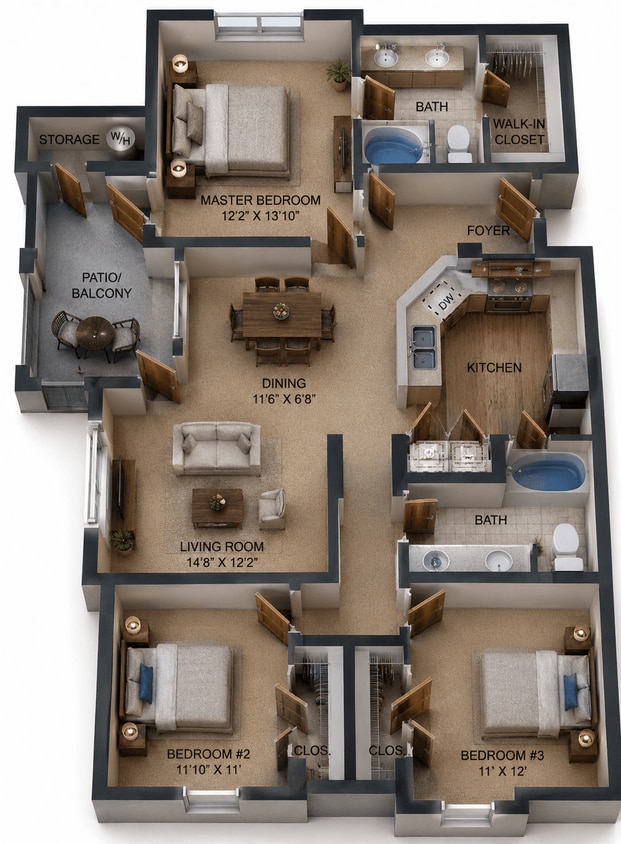 Floor Plan - Alamo