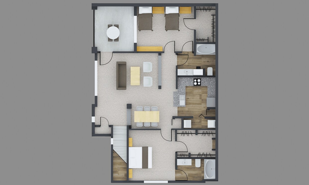Floor Plan - Milton Second Floor No Garage
