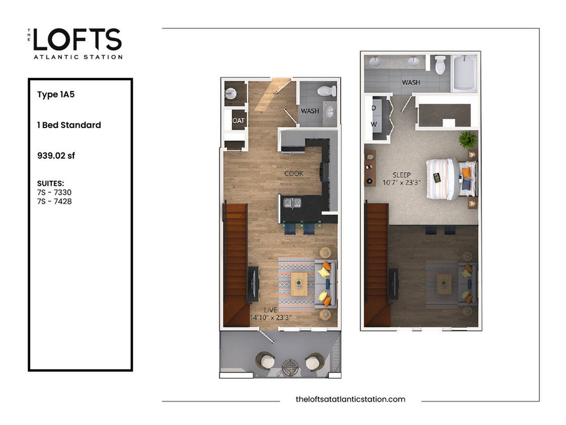 1A5 - 1 Bed Standard - 1A5 - 1 Bed Standard