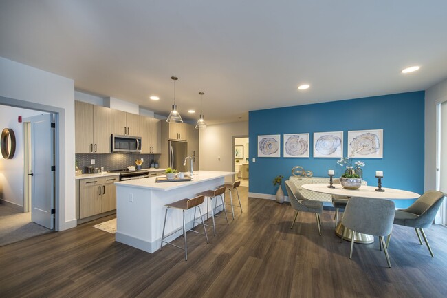 Living Room Flow - The Buckley Apartments