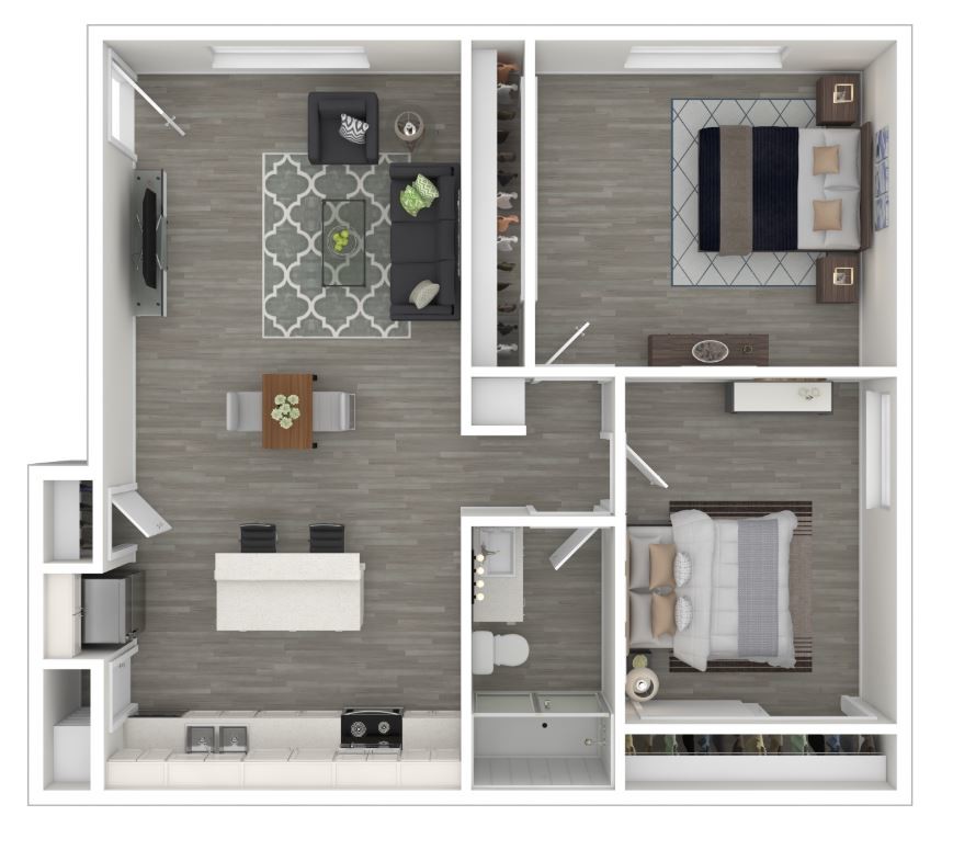 Floor Plan - 2 Bedroom