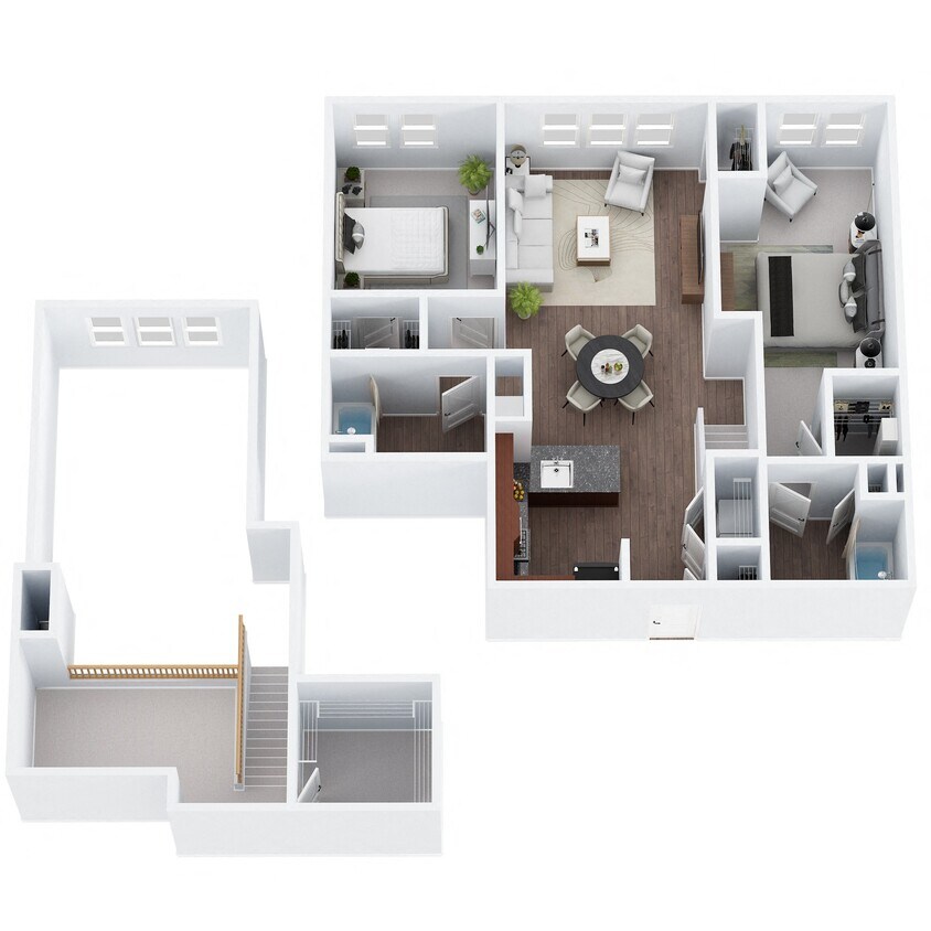 Floor Plan - B1-1L  |  Loft