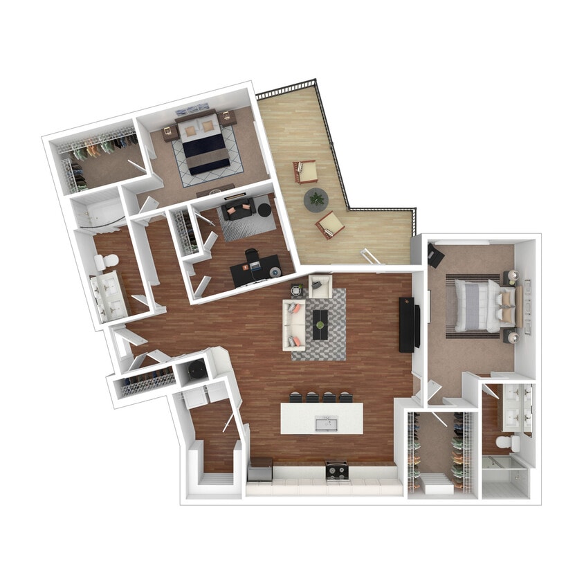 Floor Plan - Triangle