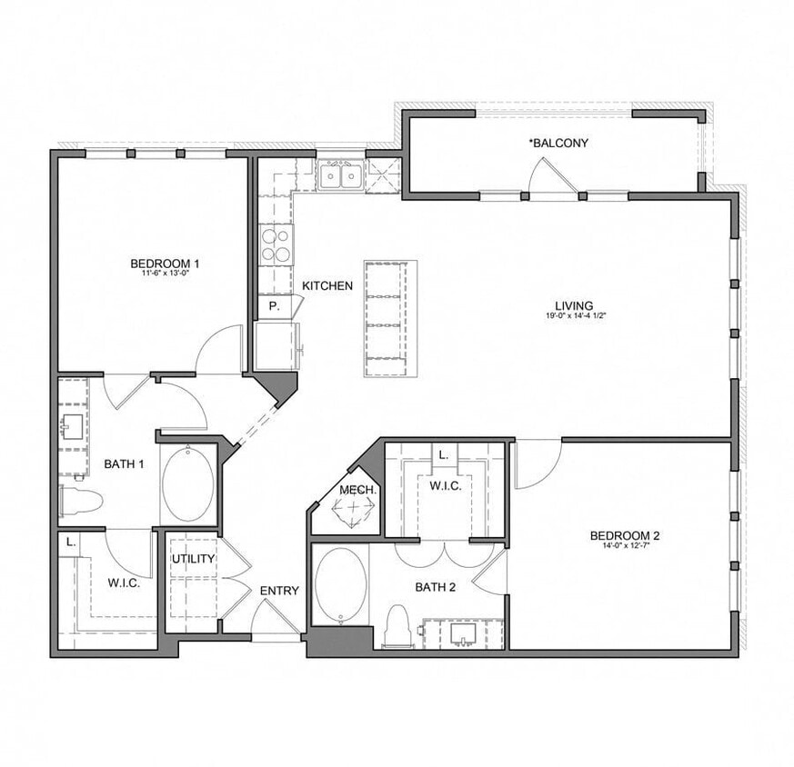 Floor Plan - Stag’s Leap 7B5