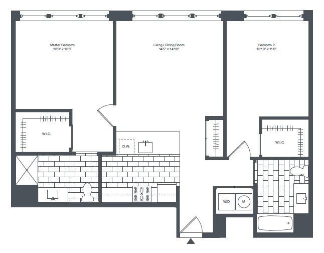 1408 Clinton Street - cbc2 2 Bed/2 Bath