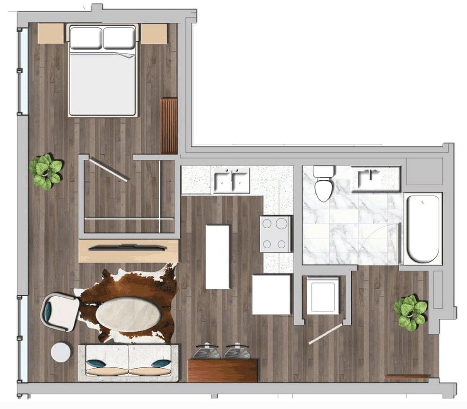 Floor Plan - Studio K