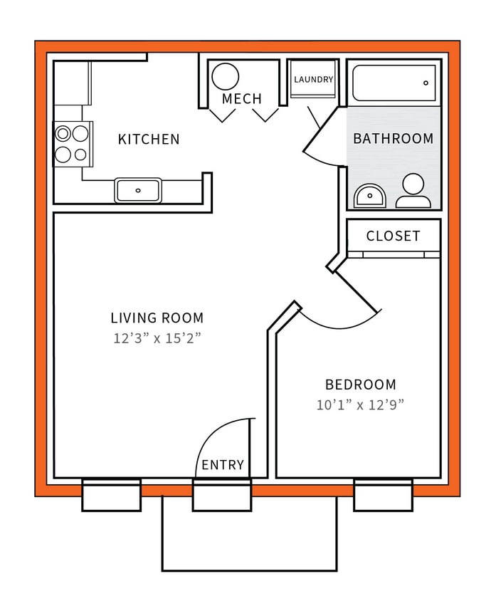 Floor Plan - Ann (ADA)