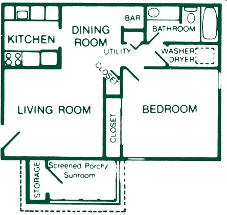 1BR/1BA - A2