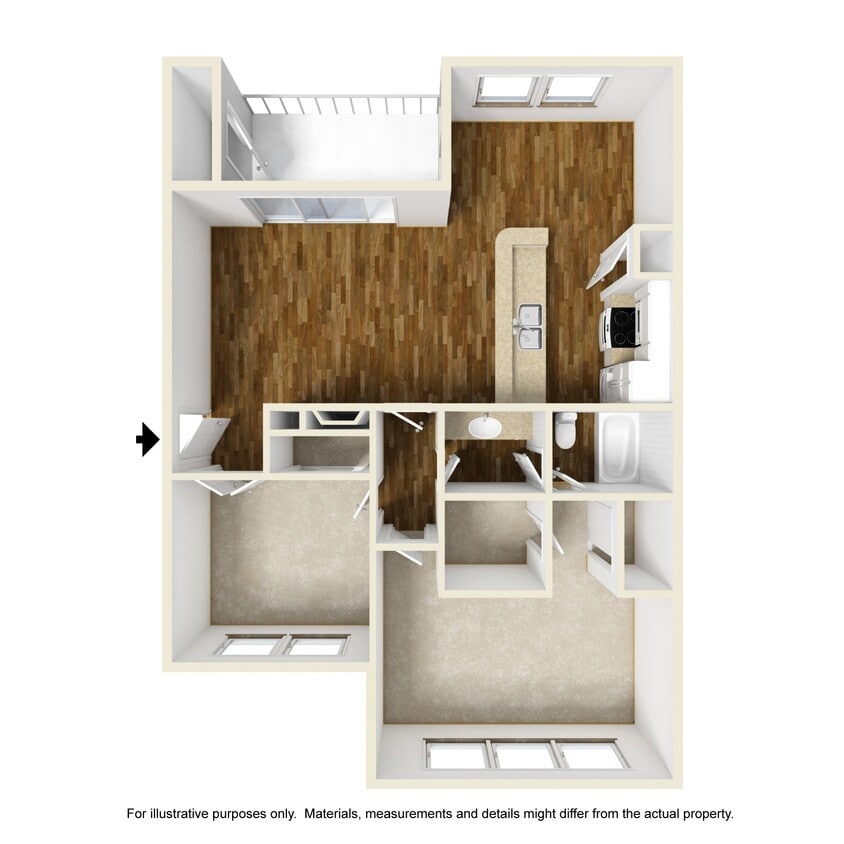 Floor Plan - Pinehurst-B1
