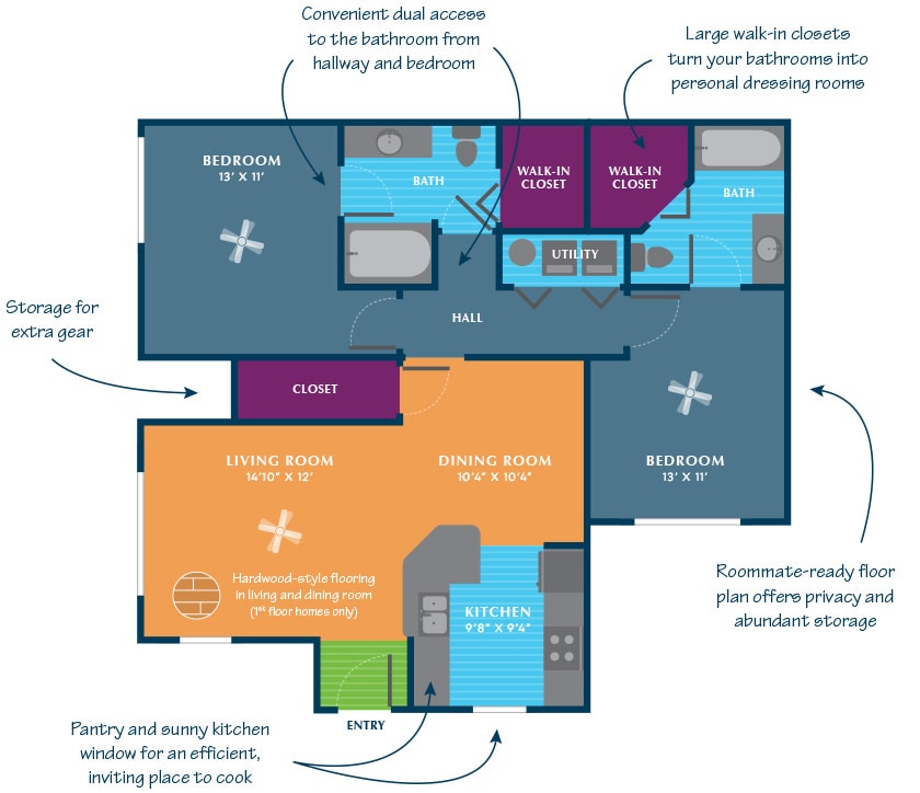 Floor Plan - Oak