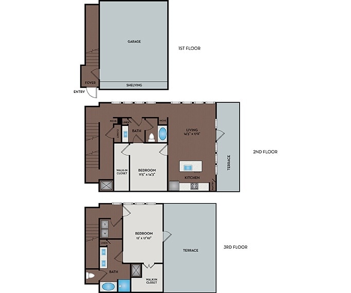 Floor Plan - 22T1A & 22T1B