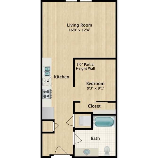 Floor Plan - Studio