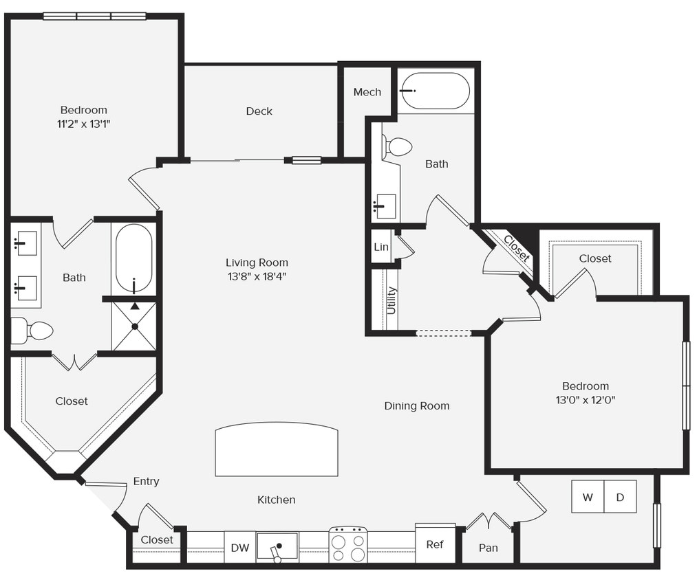 Floor Plan - B4-1318