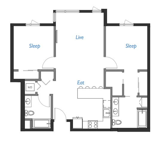 Floor Plan - A2- 2C