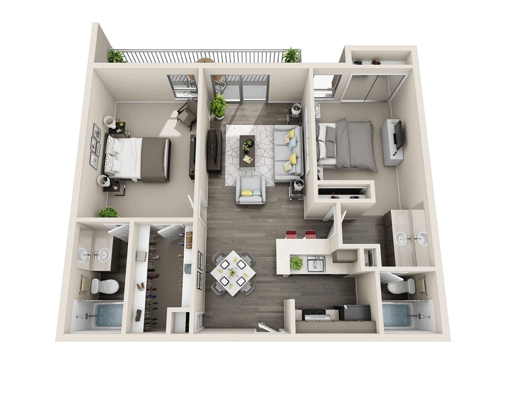 Floor Plan - Lido (B2A-S)