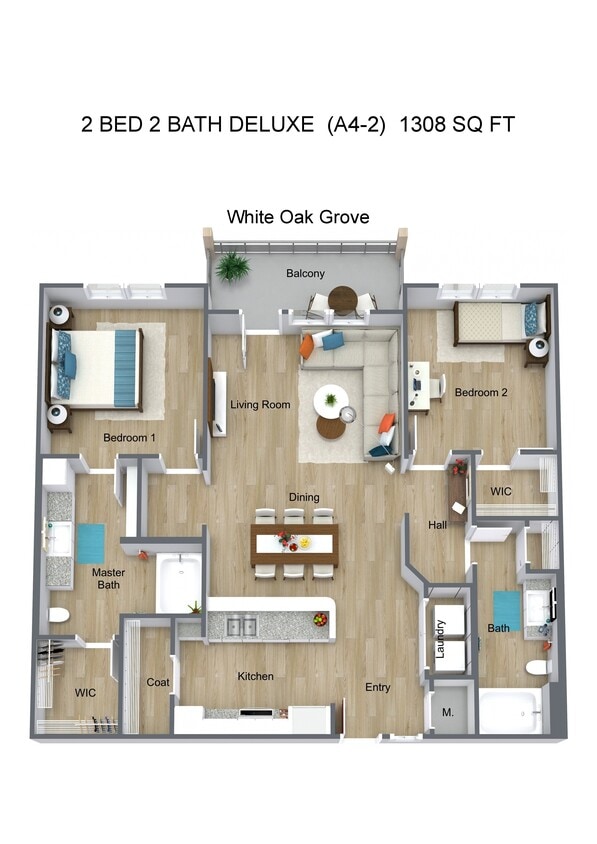 Floor Plan - A4-2 Deluxe
