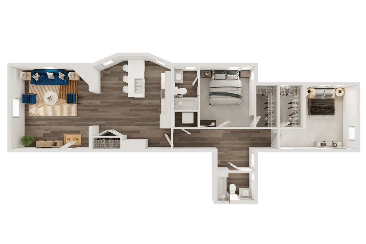 Floor Plan - B9 - SECOND AVE