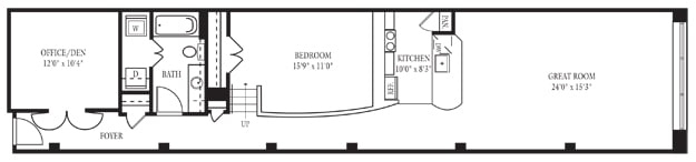 Carolina 1BB.jpg - CA-BB One Bedroom, One Bathroom