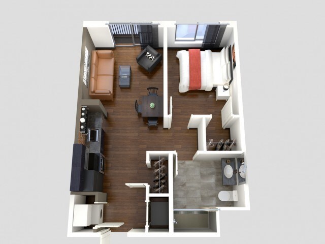 Top Floor - One Bedroom-Top Floor