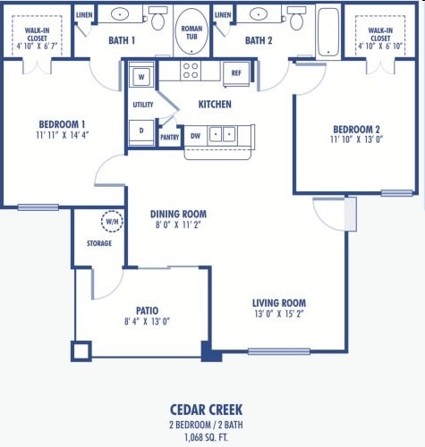 Cedar Creek - Cedar Creek - Furnished