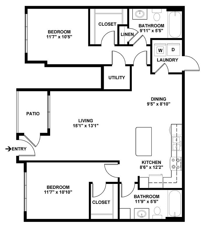 B2G Floorplan w Dimensions - B2G